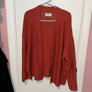 Old Navy Women's Cardigan in Vibrant Orange
